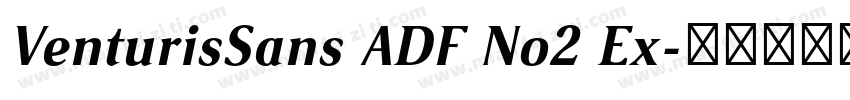 VenturisSans ADF No2 Ex字体转换